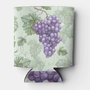 Druiven Waterverf, Fruit Naadloos Patroon. Blikjeskoeler