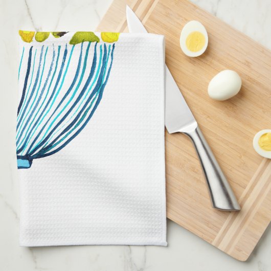 Druiven waterverf fruitillustratie theedoek (Quarter Fold)