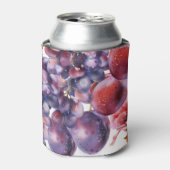 druiven Waterverf herfst Kaart Blikjeskoeler (Blikje Voorkant)