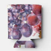 druiven Waterverf herfst Kaart Blikjeskoeler (Achterkant)