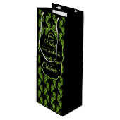 Druiven Wijn Gift Bag Wijn Cadeautas (Voorkant Gekanteld)