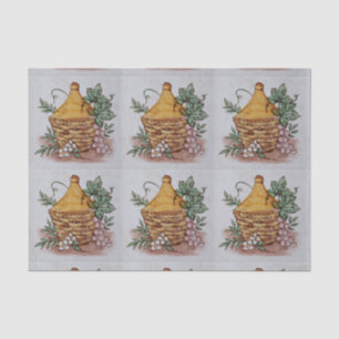 druiven wijnfles tissuepapier