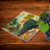 Druiven zijn belangrijk voor het dorp tegeltje