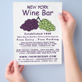 Druivenbout, wijnstang/wijnmoer flyer (Hand)