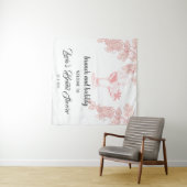 Druivenfruit Champagne Retro Bruiloft Feestelijke  Wandkleed (In Situ (horizontaal))