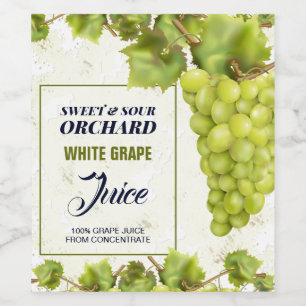 Druivenfruit Wijnlabel Wijn Etiket