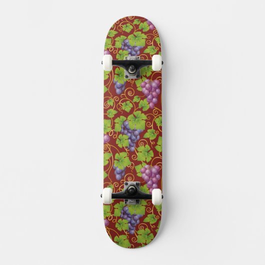 Druivenpatroon Skateboard (Voorkant)