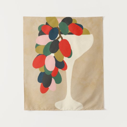 druivenras wandkleed (Voorkant)