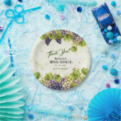 Druivenvariëteit tuinbruiloft papieren bordje (Feest)
