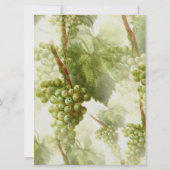 Druivenwijn - Winery Threadding Large Wedding Kaart (Achterkant)