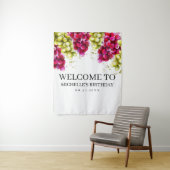 Druivenwijnproeverij Foto-achtergrond Wandkleed (In situ)