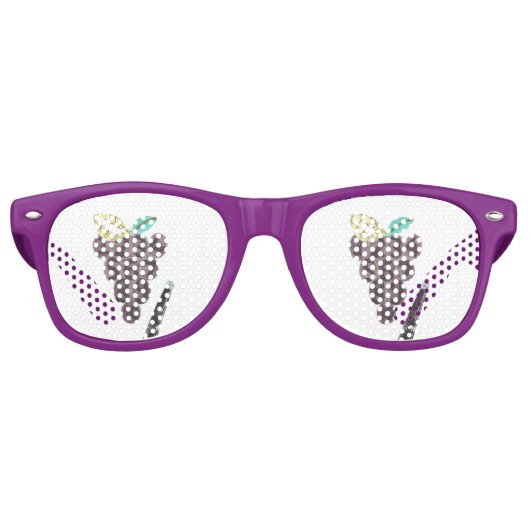 Druivenzwembad Party Zonnebril (Voorkant)