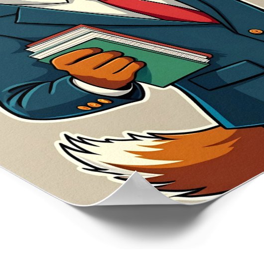 Druk bezig zijn - Funny Corgi Animal Poster (Hoek)