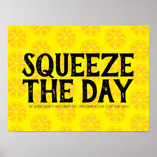 Druk de dag in het zwarte tongpatroon poster (Voorkant)