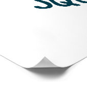 Druk de dag op de positieve Citrus Fruit Pun Poster (Hoek)