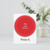 Druk de knoop briefkaart (Staand voorkant)