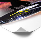 Druk dubbelbrekers af poster (Hoek)