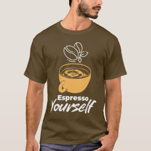 Druk Jezelf Uit – Coffeeliefhebber & Ochtend Vibe T-shirt