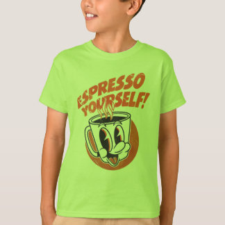 Druk Jezelf Uit Funny Koffieliefhebber T-shirt