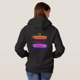 Druk jezelf uit hoodie