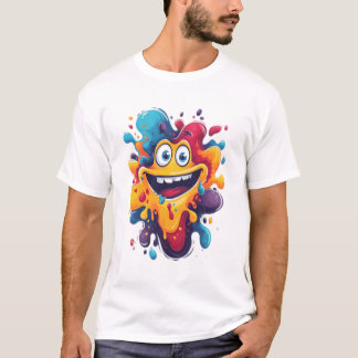 Druk jezelf uit met Fun & Crazy Art Design T-shirt
