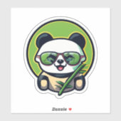 Druk jezelf uit met Panda-Stickers Sticker (Vel)
