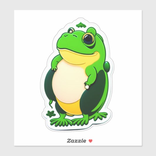 Druk jezelf uit met Stickers met een kikkerthema (Vel)
