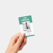 Druk Logo Foto QR Code Professioneel Badge (Handheld)
