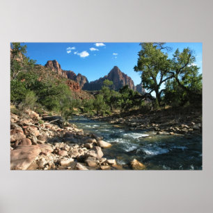 Druk: Maagdelijke Rivier en Bewaker Poster
