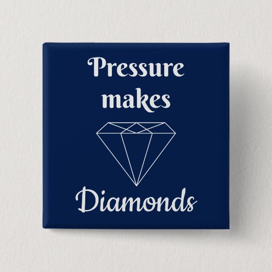 Druk maakt diamanten Button (Voorkant)