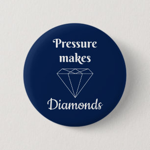 Druk maakt diamanten ronde button 5,7 cm