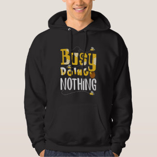 Druk met Nietsdoen Hoodie