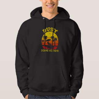 Druk Niets Doen Retro Vintage Zeggen Sarcasme Hoodie