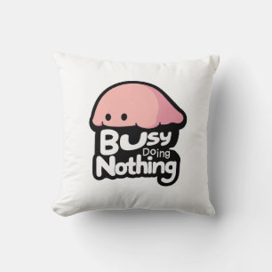 Druk Nietsdoen - Knuffel Roze Blob Kussen