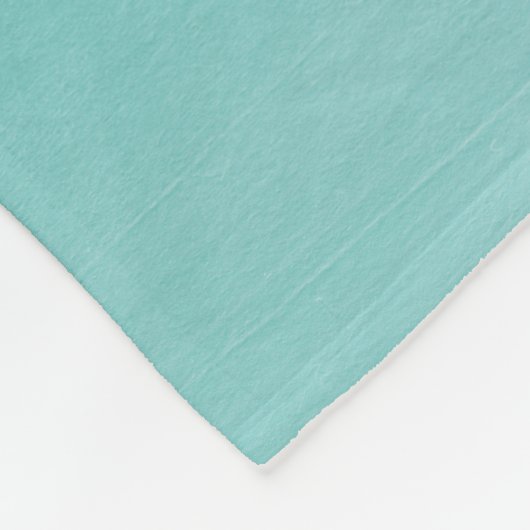 Druk op Abstracte Aqua Blue Waterverf #2 Fleece Deken (Hoek)