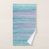 Druk op Abstracte Waterverf #4 Bad Handdoek (Handdoek)