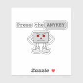 Druk op de ANYKEY Sticker (Vel)