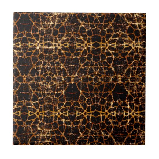 druk op de Giraffe Tegeltje (Voorkant)