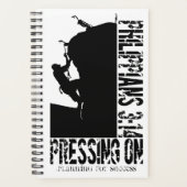 Druk op de Rock Climb Schrift Planner (Voorkant)