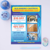 Druk op de Sjabloon voor het wassen van de ventila Flyer (Enkel)