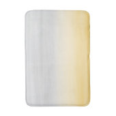 Druk op Gele Grijs Waterverf Abstract #1 Badmat (Voorkant Verticaal)