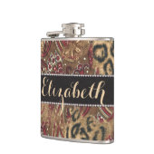 Druk op Leopard en Paisley Pattern om deze aan te  Heupfles (Links)