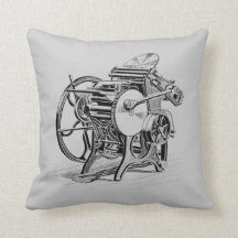 Druk op Letterdruk, Chandler & Price pillow