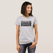 Druk op Mijn Buttonnen toetsenbord T-shirt (Voorkant volledig)