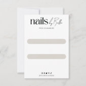 Druk op Nail Packaging Display Kaarten (Voorkant)