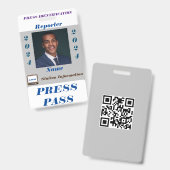 Druk op Pass Badge (Voor- en achterkant)