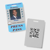 Druk op Pass Badge (Voor- en achterkant)