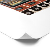 Druk op Theodora van de Master van San Vitale Poster (Hoek)