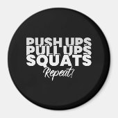 Druk op UPS Pull UPS Squats Repo! Magneet (Voorkant)