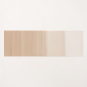 Druk op Warm Beige Waterverf Abstract #1 Yogamat (Voorkant (horizontaal))